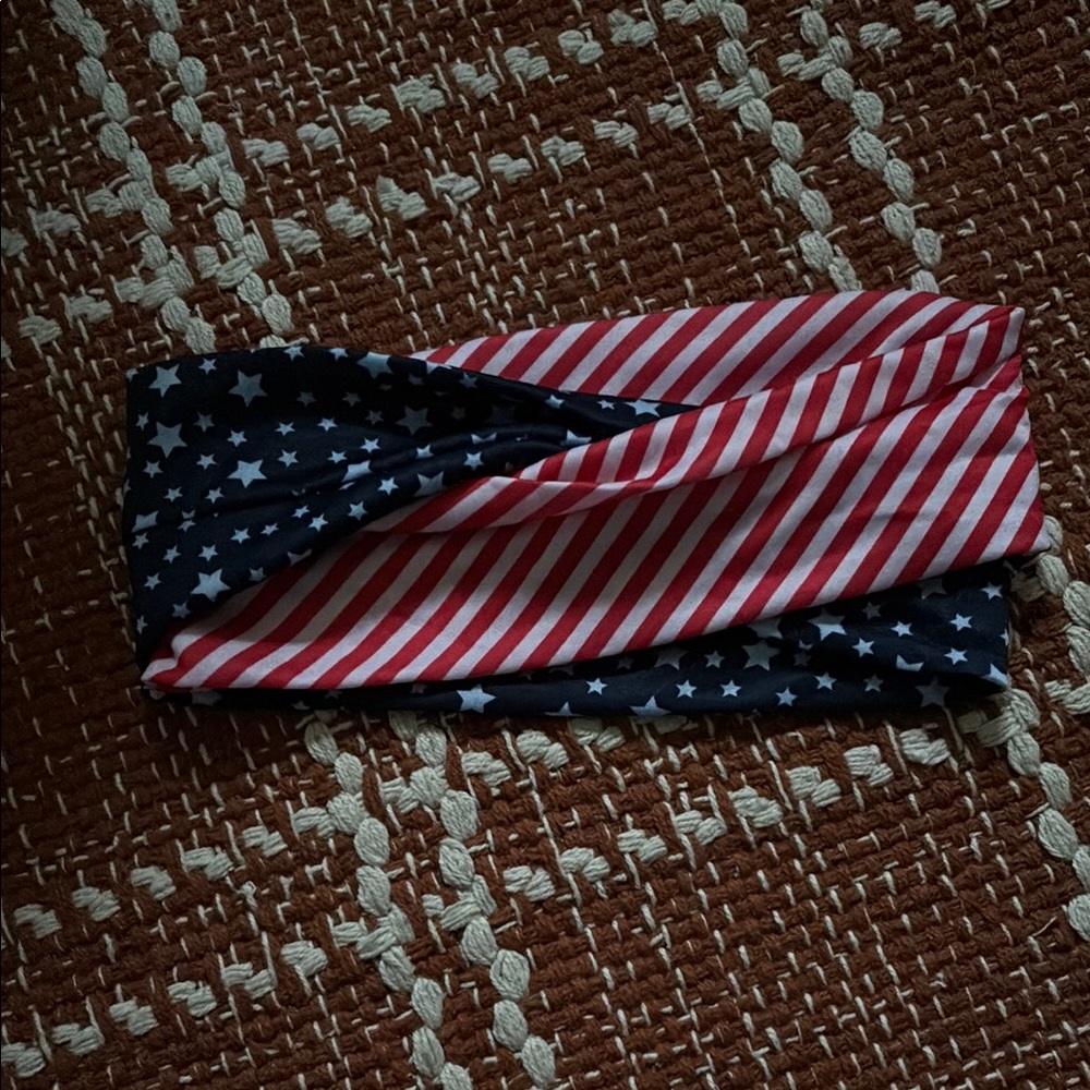 American Flag Headband